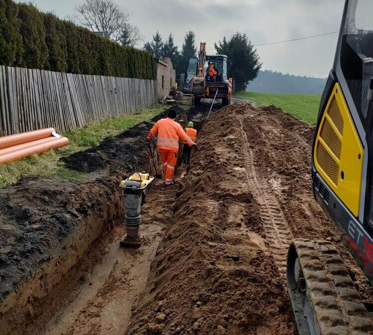 Rozbudowa sieci kanalizacyjnej w Gminie Przybiernów – aktualności