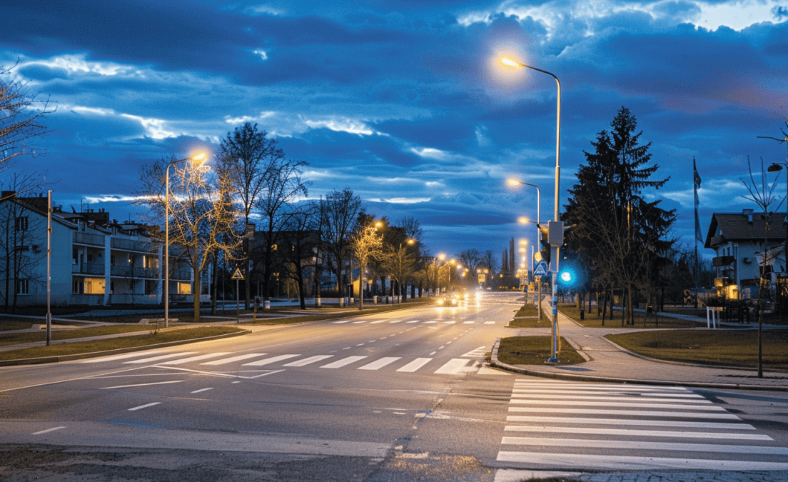 Goleniów zwiększa bezpieczeństwo i oszczędność energii dzięki nowemu oświetleniu