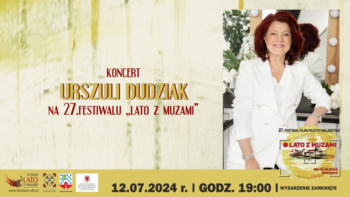 Urszula Dudziak gwiazdą otwarcia festiwalu „Lato z Muzami” w Nowogardzie