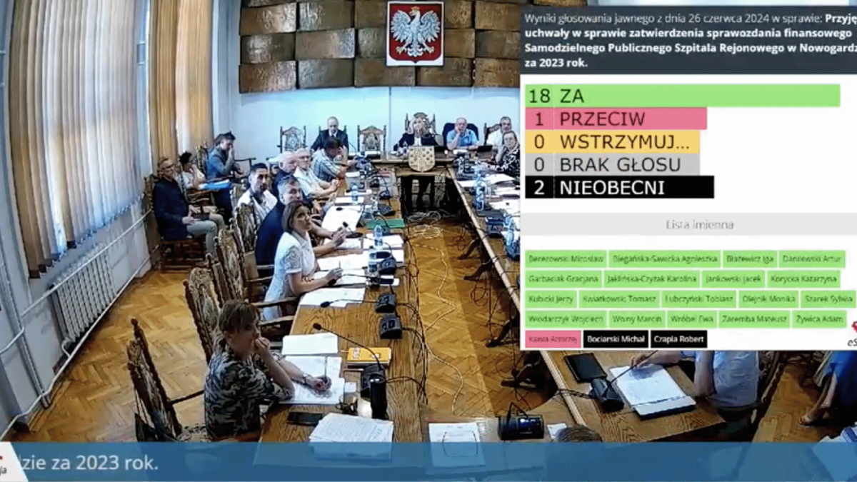 Bla bla bla zamiast reformy: Radny oskarża dyrektora szpitala w Nowogardzie o partyjniactwo i brak działania