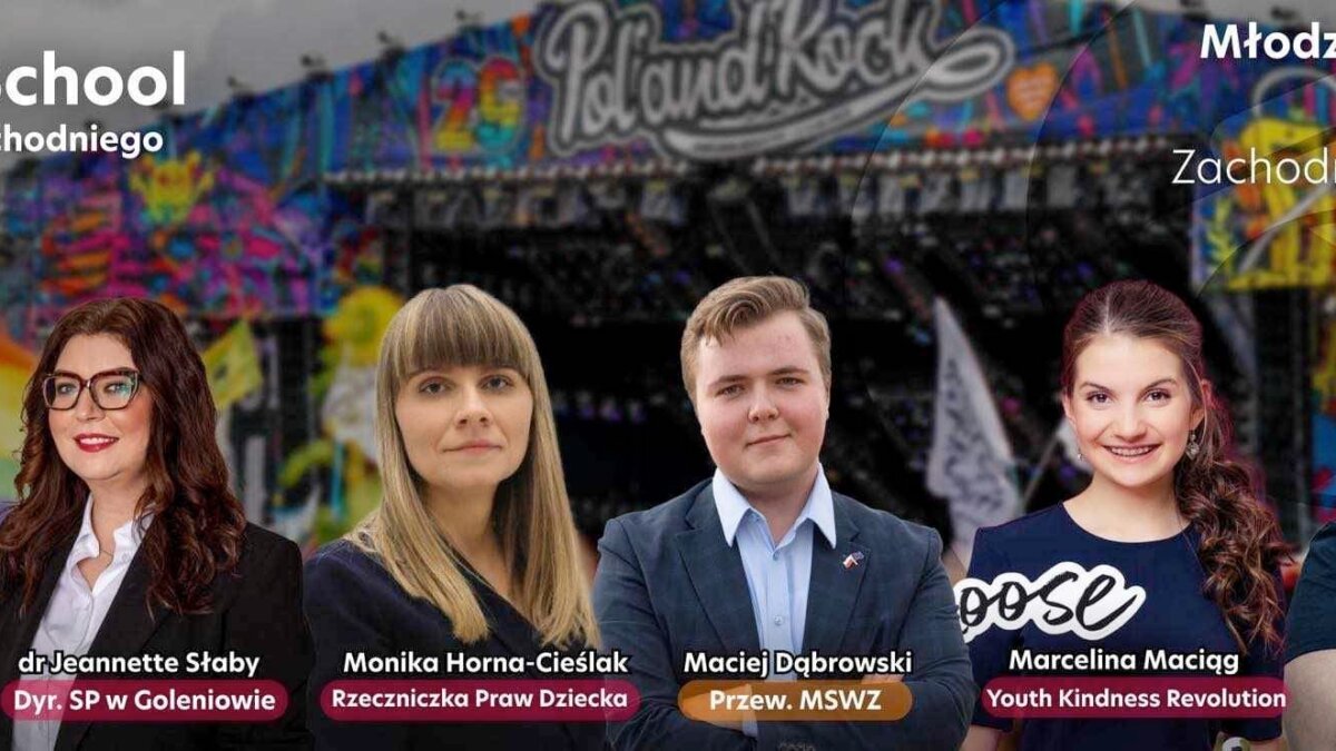 Debata na temat edukacji z udziałem mieszkańców powiatu goleniowskiego na Pol’and’Rock Festival