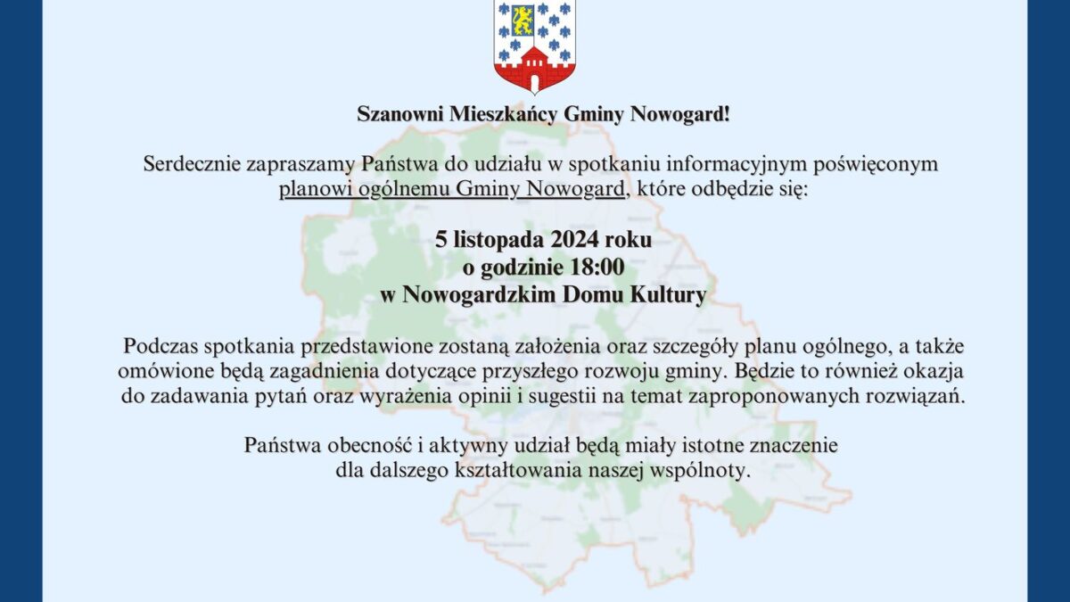 Mieszkańcy decydują o przyszłości Gminy Nowogard