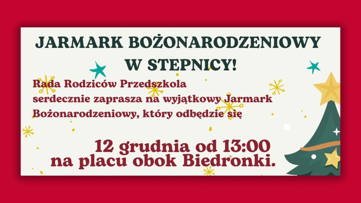 Świąteczne atrakcje w Stepnicy. Wyjątkowy jarmark bożonarodzeniowy już 12 grudnia