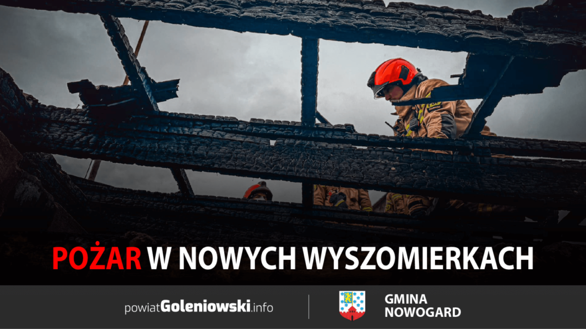 Poważny pożar w Nowych Wyszomierkach. Rodzina straciła część domu