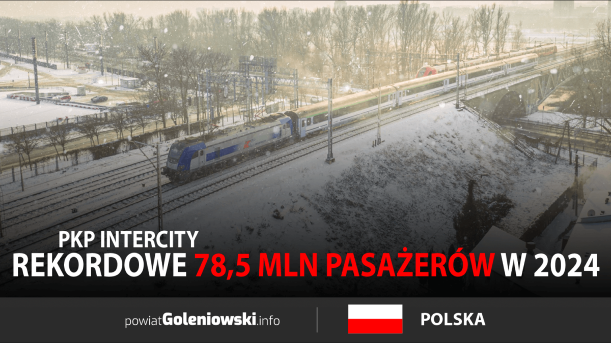 Chętniej jeździmy pociągami: PKP Intercity przewiozło rekordowe 78,5 mln pasażerów w 2024 roku