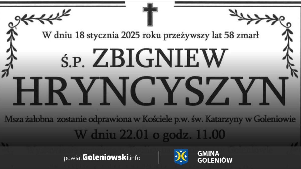 Społeczność powiatu goleniowskiego żegna zasłużonego ratownika medycznego