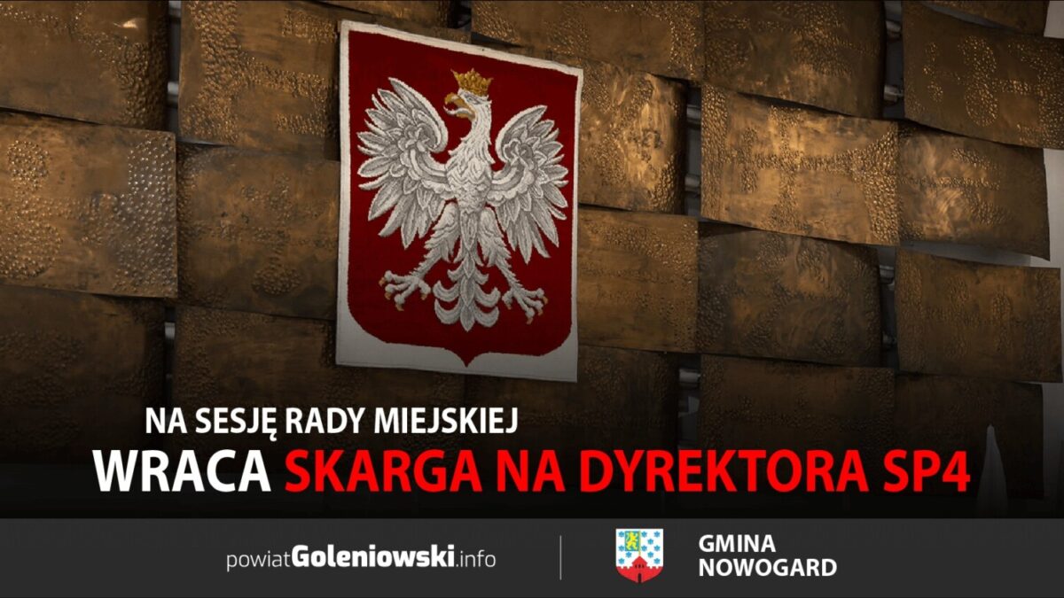 Skarga na dyrektora SP4 w Nowogardzie wraca na sesję Rady Miejskiej