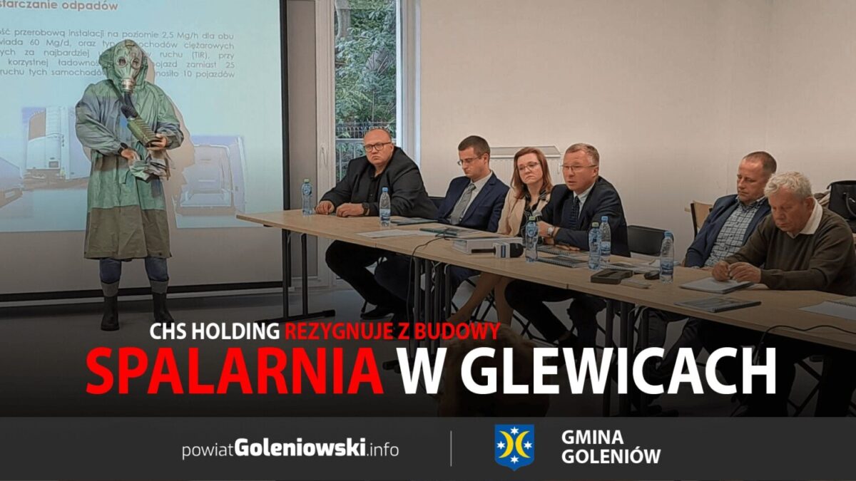 CHS Holding rezygnuje z budowy spalarni w Glewicach