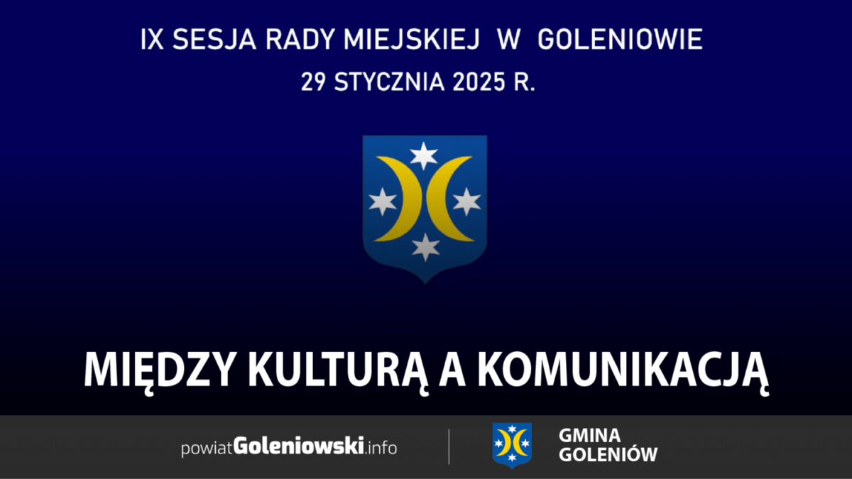 Przyszłość Goleniowa – między kulturą a komunikacją