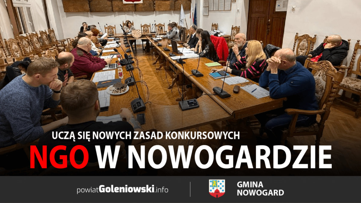 Organizacje pozarządowe w Nowogardzie uczą się nowych zasad konkursowych