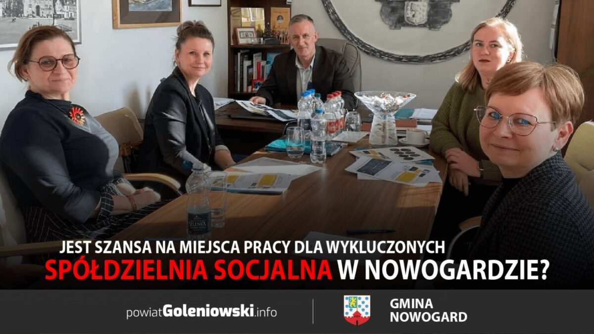 Nowogard planuje utworzenie spółdzielni socjalnej. To szansa dla wykluczonych społecznie