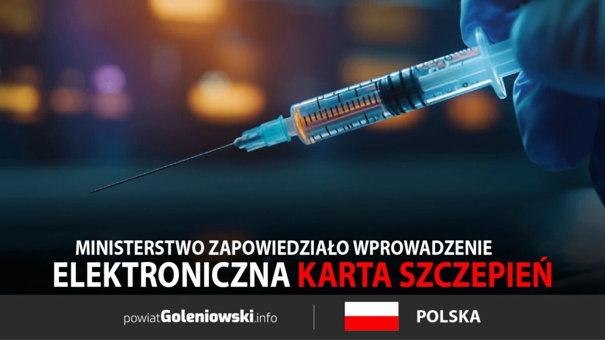 Elektroniczna karta szczepień jeszcze w tym roku