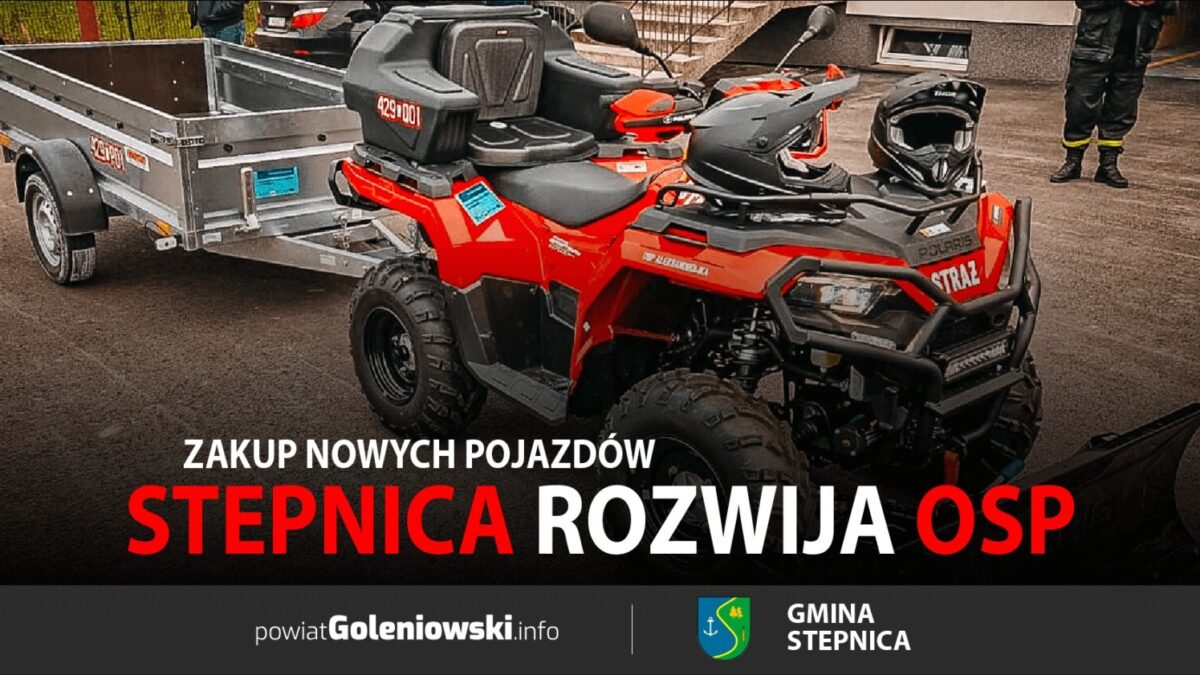 Stepnica rozwija OSP. Zakup nowych pojazdów