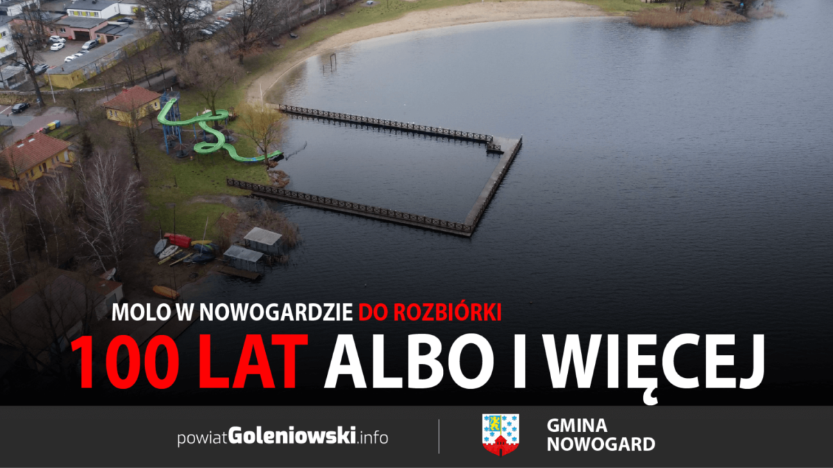 Molo w Nowogardzie do rozbiórki. Ekspertyza techniczna nie pozostawia złudzeń