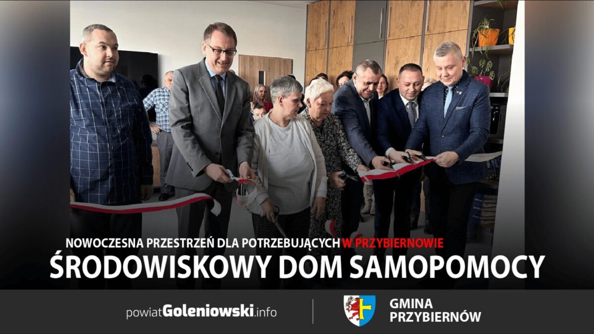 Zakończono adaptację Środowiskowego Domu Samopomocy w Przybiernowie