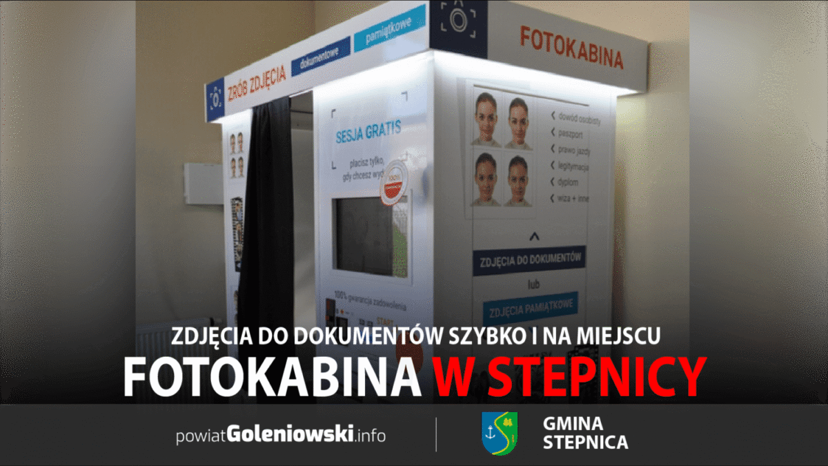 Fotokabina w Stepnicy – zdjęcia do dokumentów szybko i na miejscu