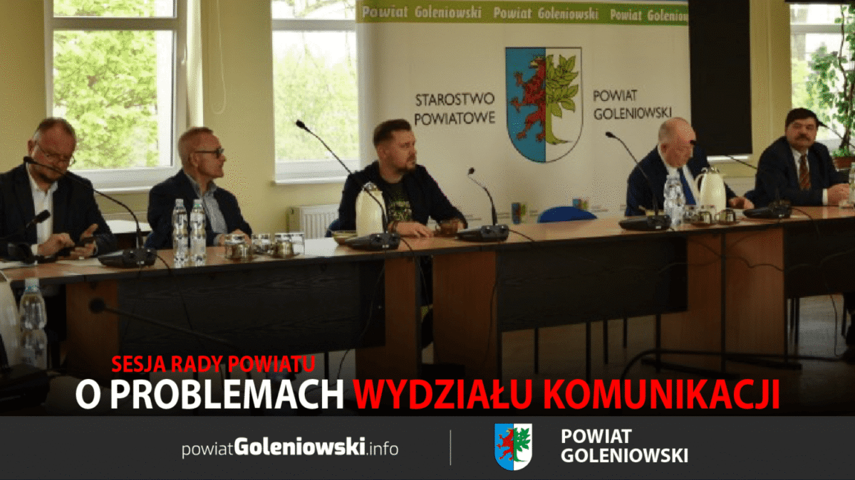 Sesja Rady Powiatu: dyskusja o problemach Wydziału Komunikacji