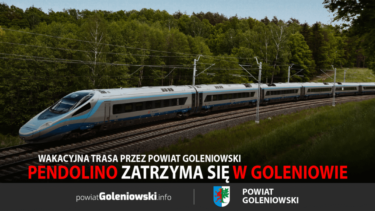 Pendolino zatrzyma się w Goleniowie w drodze do Świnoujścia