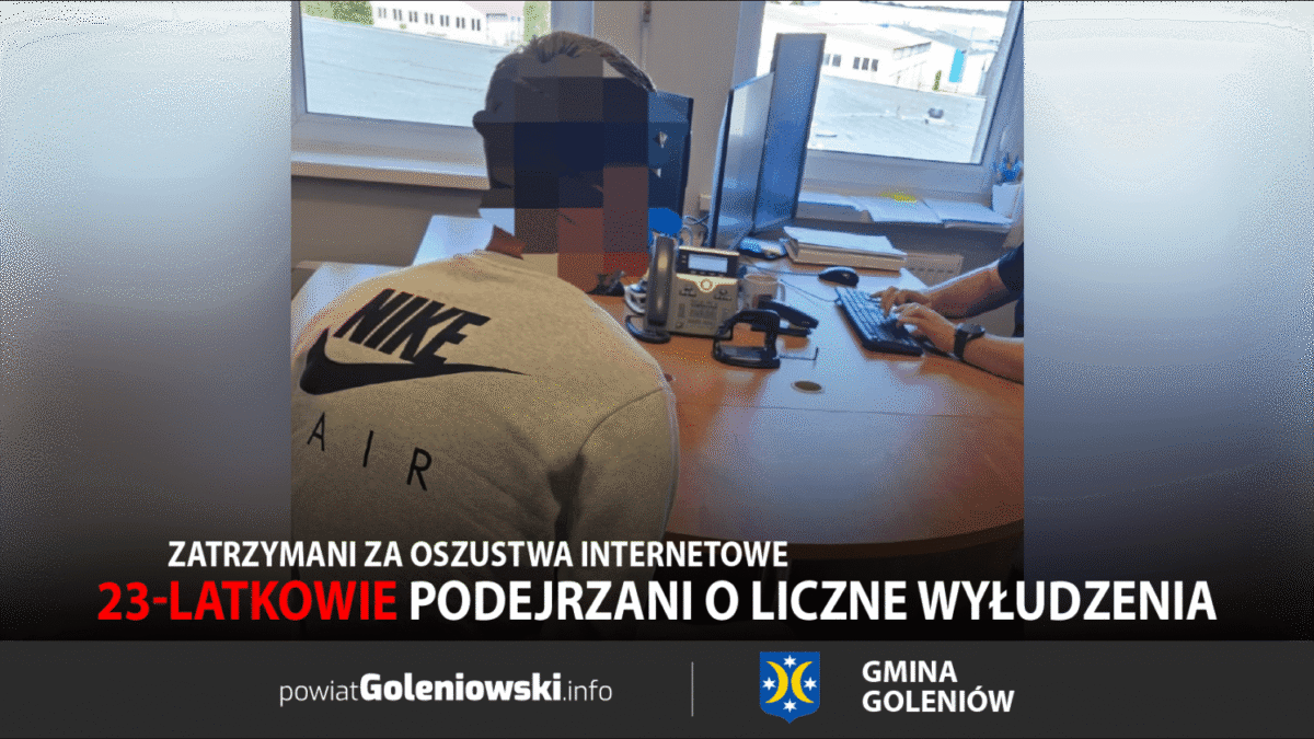 Zatrzymani za oszustwa internetowe. 23-latkowie podejrzani o liczne wyłudzenia