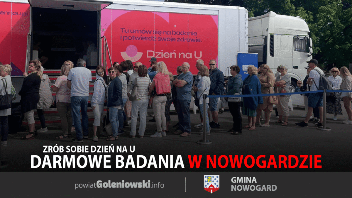 Darmowe badania profilaktyczne jutro w Nowogardzie