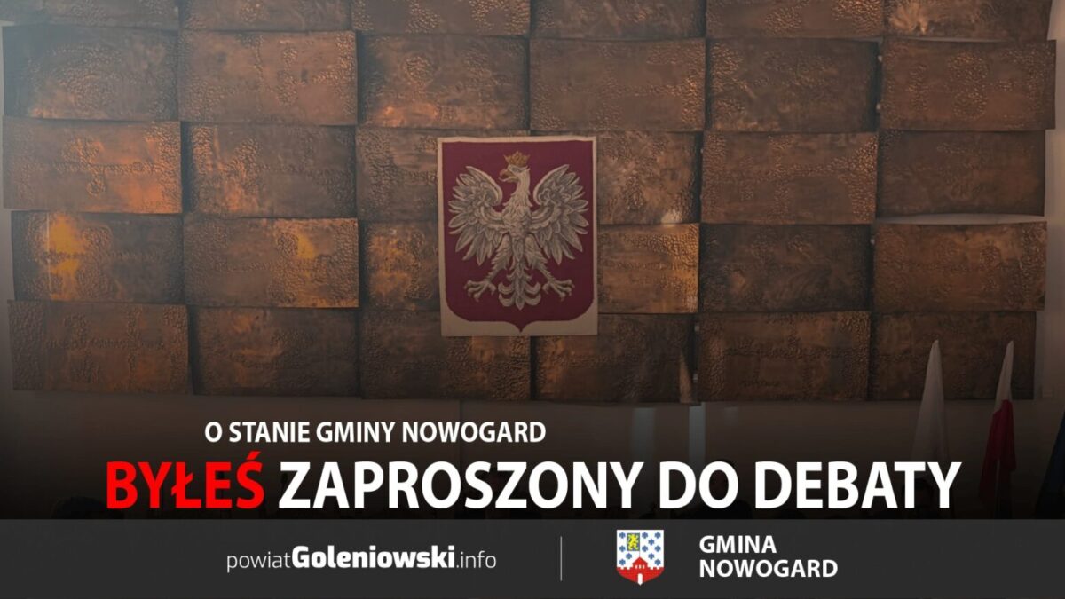 Czy ktoś z Was wiedział, że był zaproszony do debaty o stanie gminy Nowogard?