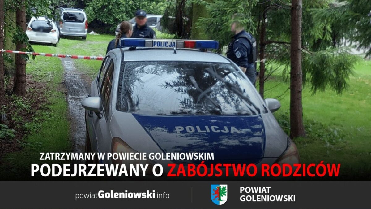 W powiecie goleniowskim zatrzymano 28-latka podejrzewanego o zabójstwo rodziców