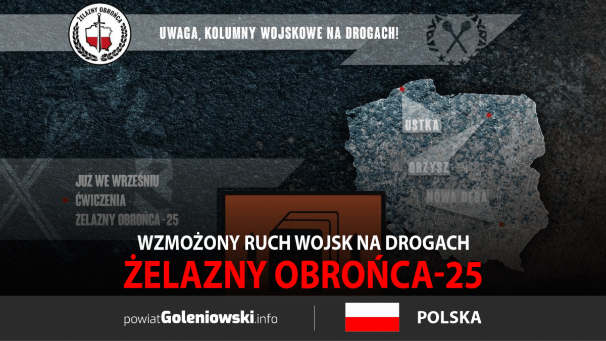 Żelazny Obrońca-25: wzmożony ruch wojsk na drogach
