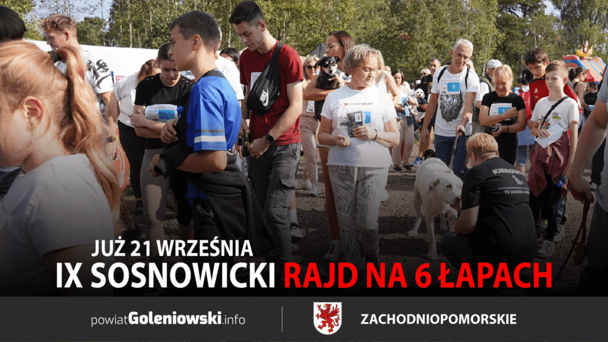IX Sosnowicki Rajd na 6 Łapach już 21 września