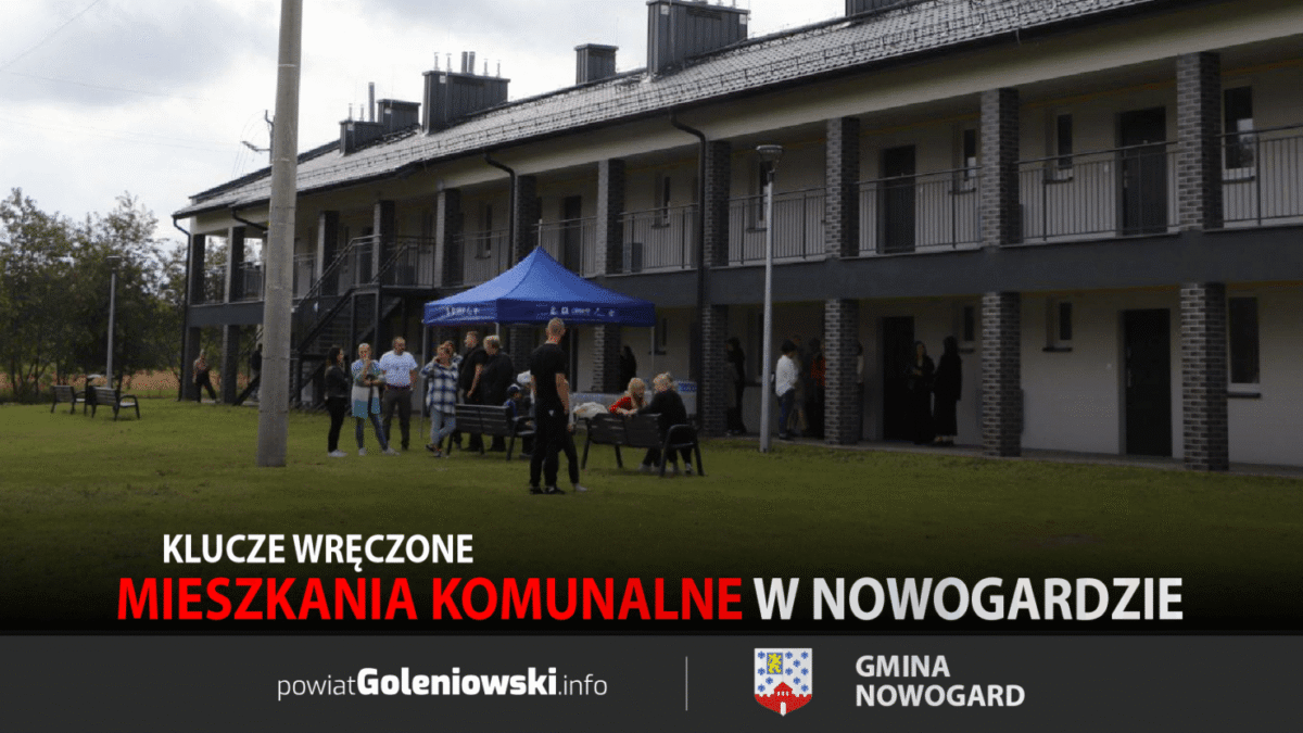 Nowe mieszkania komunalne w Nowogardzie. Klucze wręczone
