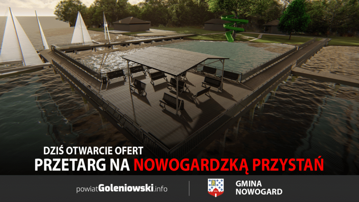 Przetarg na Nowogardzką Przystań czeka na otwarcie ofert