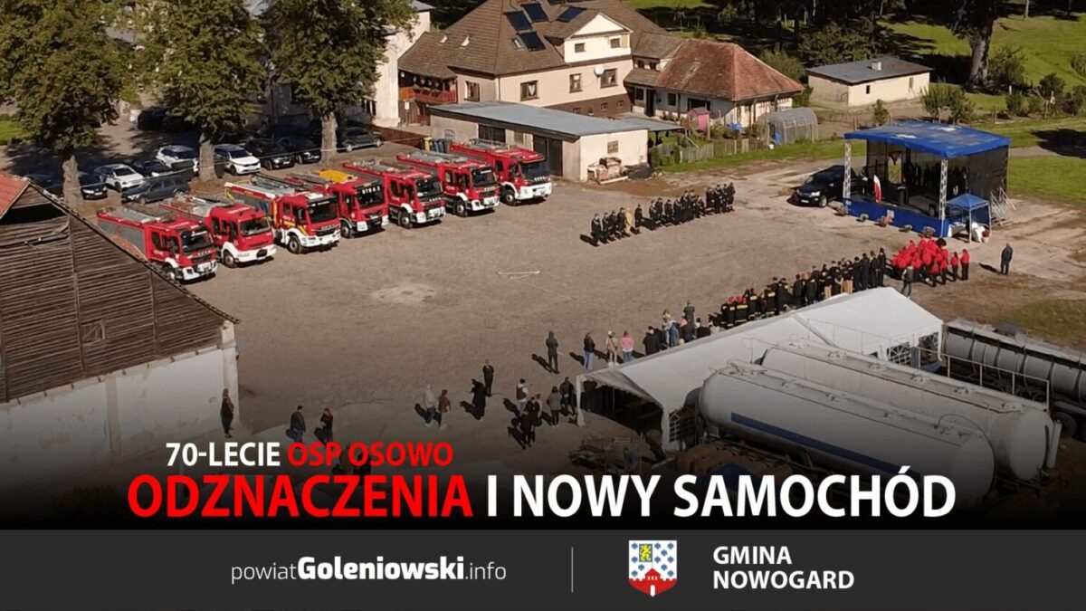 70-lecie OSP Osowo. Odznaczenia, nowy samochód i wspólne świętowanie