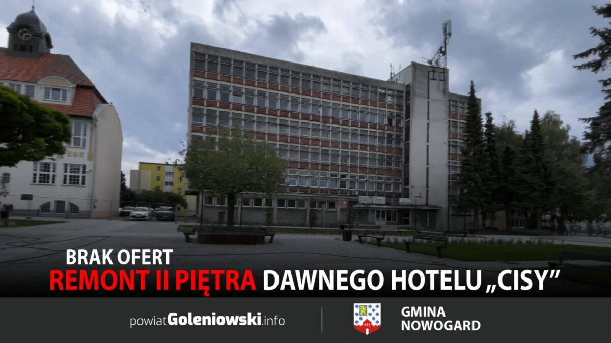 Brak ofert na remont II piętra dawnego hotelu „Cisy”