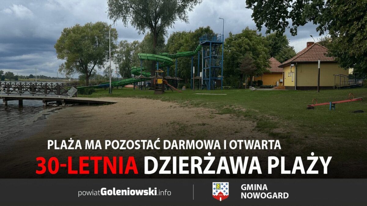 Rada Miejska zgodziła się na 30-letnią dzierżawę plaży. Plaża ma pozostać darmowa i otwarta