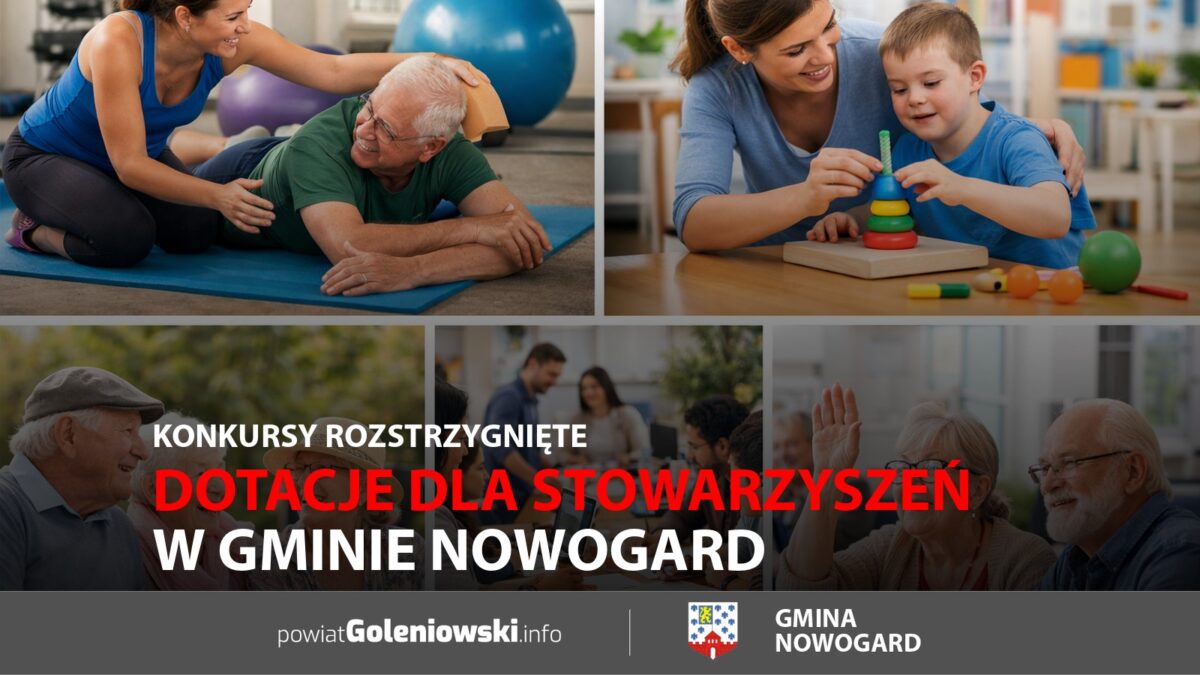 Dotacje dla stowarzyszeń w&nbsp;gminie Nowogard. Konkursy rozstrzygnięte