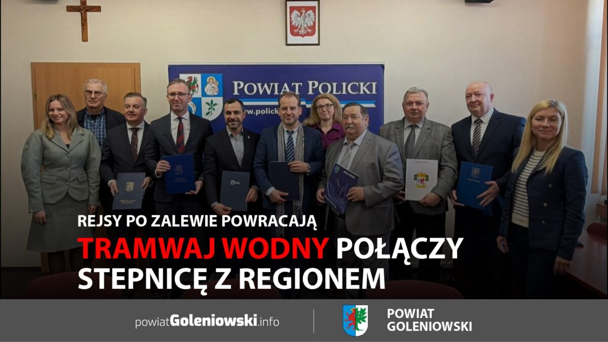 Tramwaj wodny połączy Stepnicę z&nbsp;regionem. Rejsy po&nbsp;Zalewie powracają
