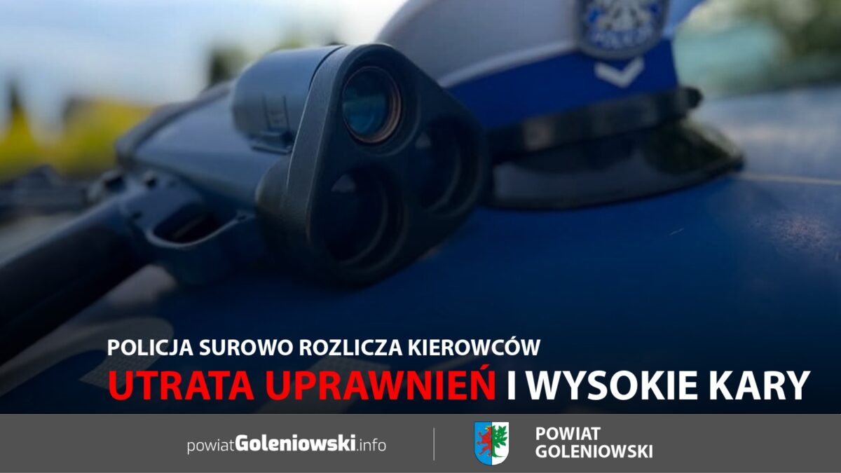 Utrata uprawnień i&nbsp;wysokie kary. Policja surowo rozlicza kierowców