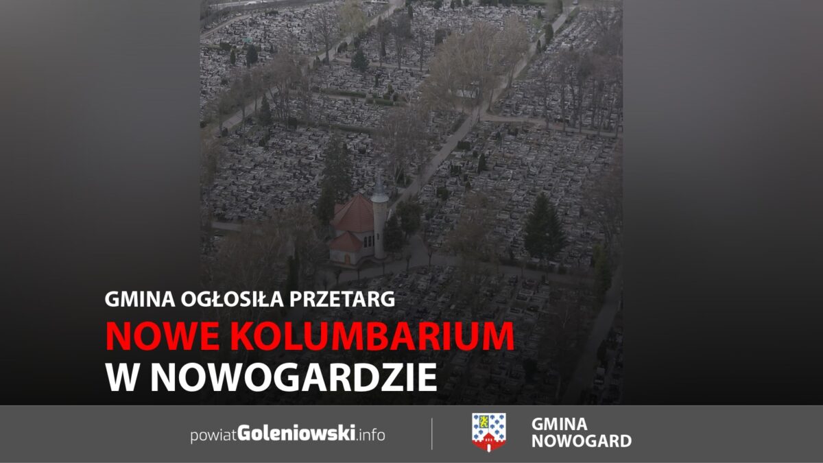 Nowe kolumbarium w&nbsp;Nowogardzie. Gmina ogłosiła przetarg