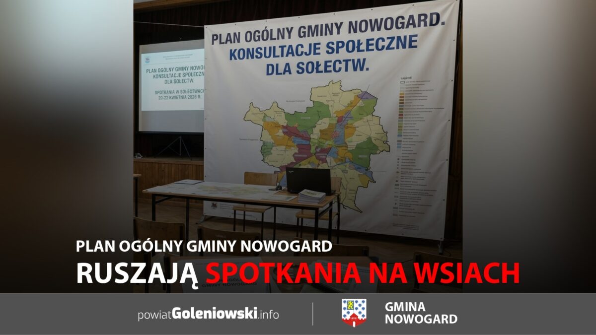 Plan ogólny gminy Nowogard. Ruszają spotkania na&nbsp;wsiach