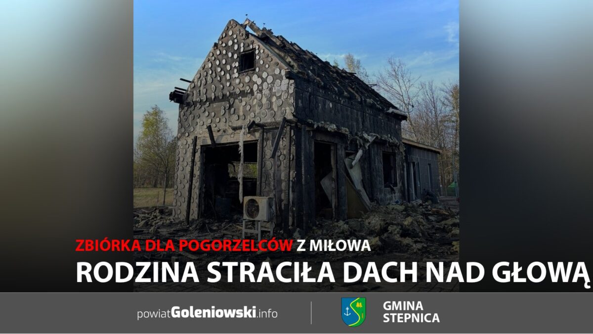 Rodzina straciła dach nad&nbsp;głową. Zbiórka dla pogorzelców z&nbsp;Miłowa