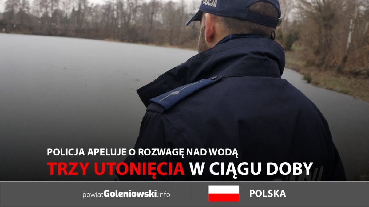 Trzy utonięcia w&nbsp;ciągu doby. Policja apeluje o&nbsp;rozwagę nad&nbsp;wodą