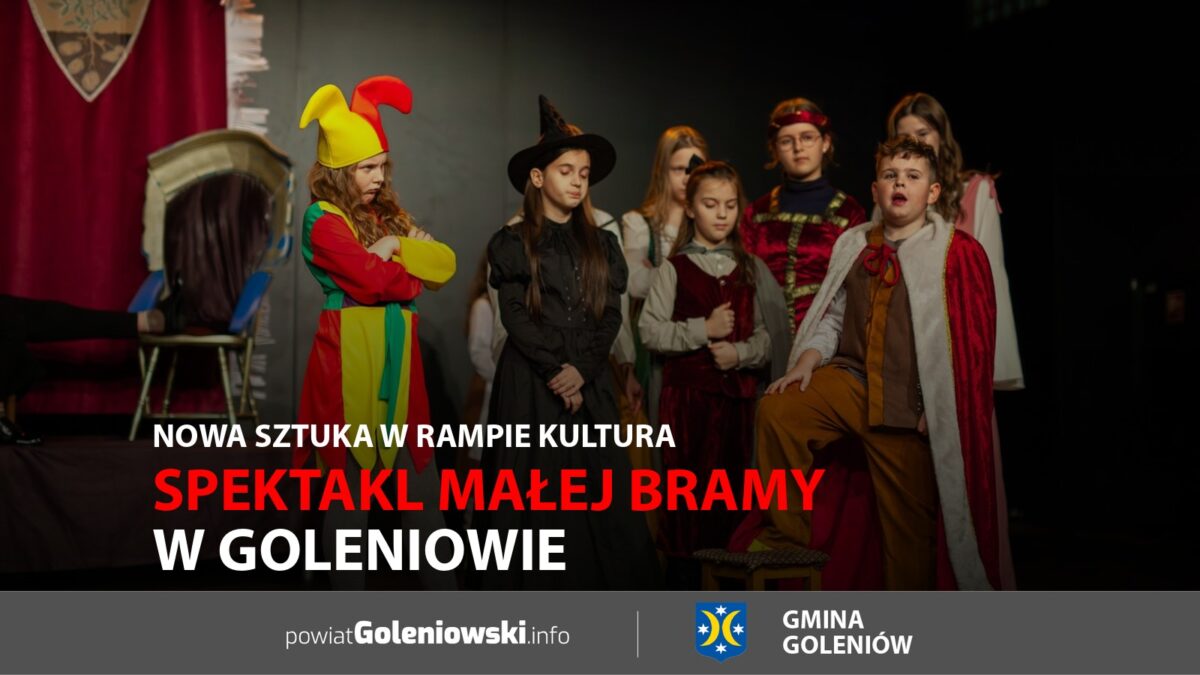 Spektakl Małej Bramy w&nbsp;Goleniowie. Nowa sztuka w&nbsp;Rampie Kultura