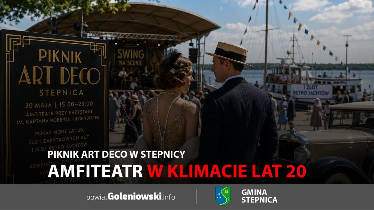 Amfiteatr w&nbsp;klimacie lat 20. Piknik Art Deco w&nbsp;Stepnicy