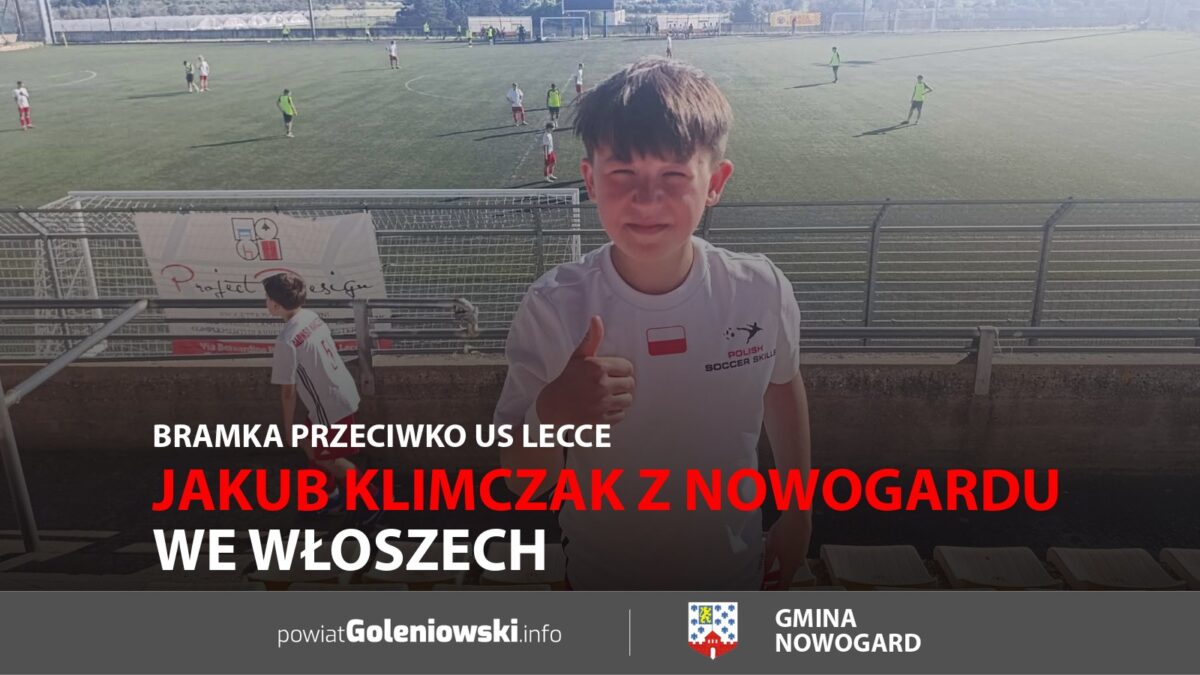 Jakub Klimczak z&nbsp;Nowogardu we&nbsp;Włoszech. Bramka przeciwko US Lecce