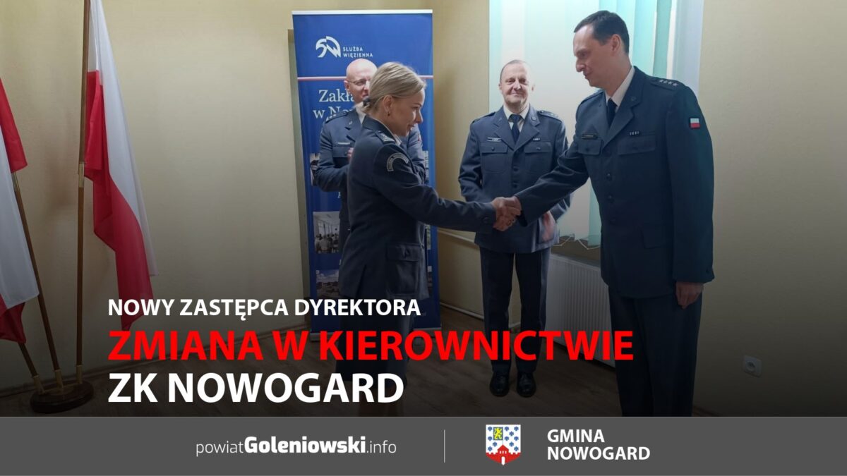 Zmiana w&nbsp;kierownictwie ZK Nowogard. Nowy zastępca dyrektora