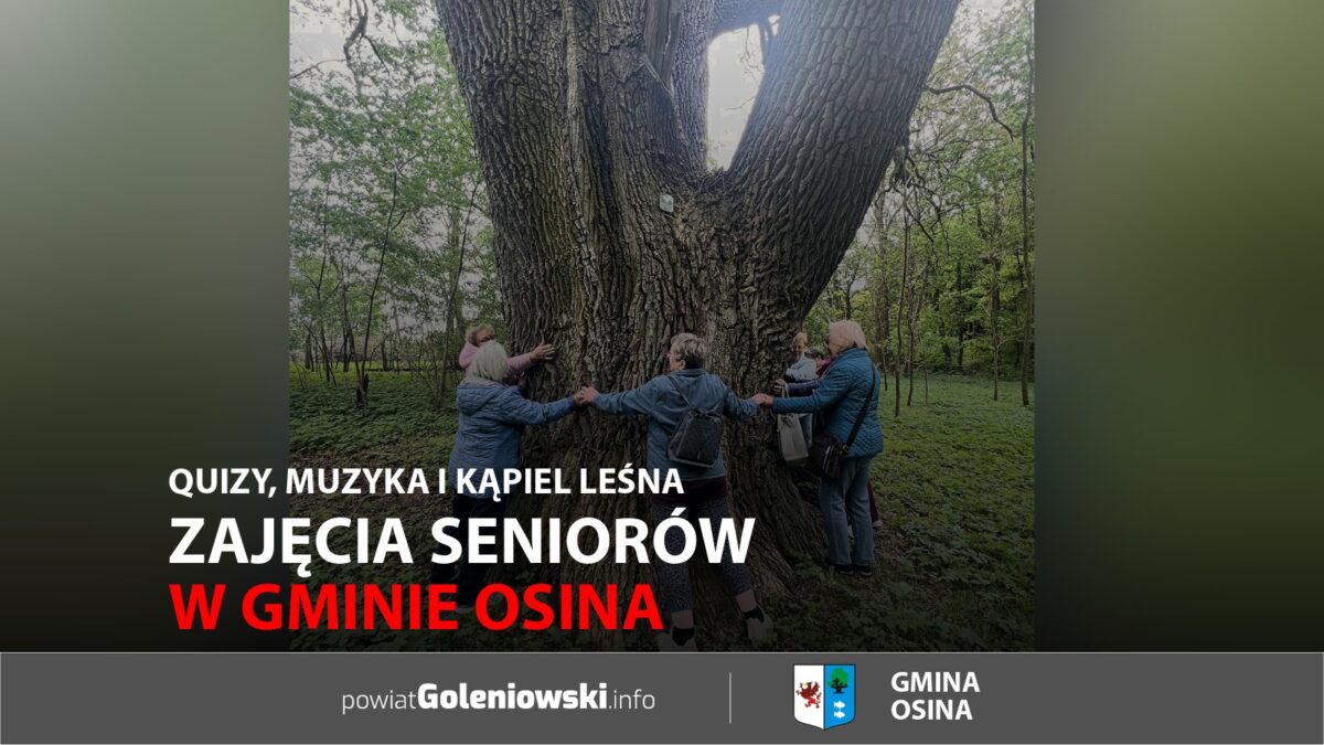 Zajęcia seniorów w&nbsp;gminie Osina. Quizy, muzyka i&nbsp;kąpiel leśna