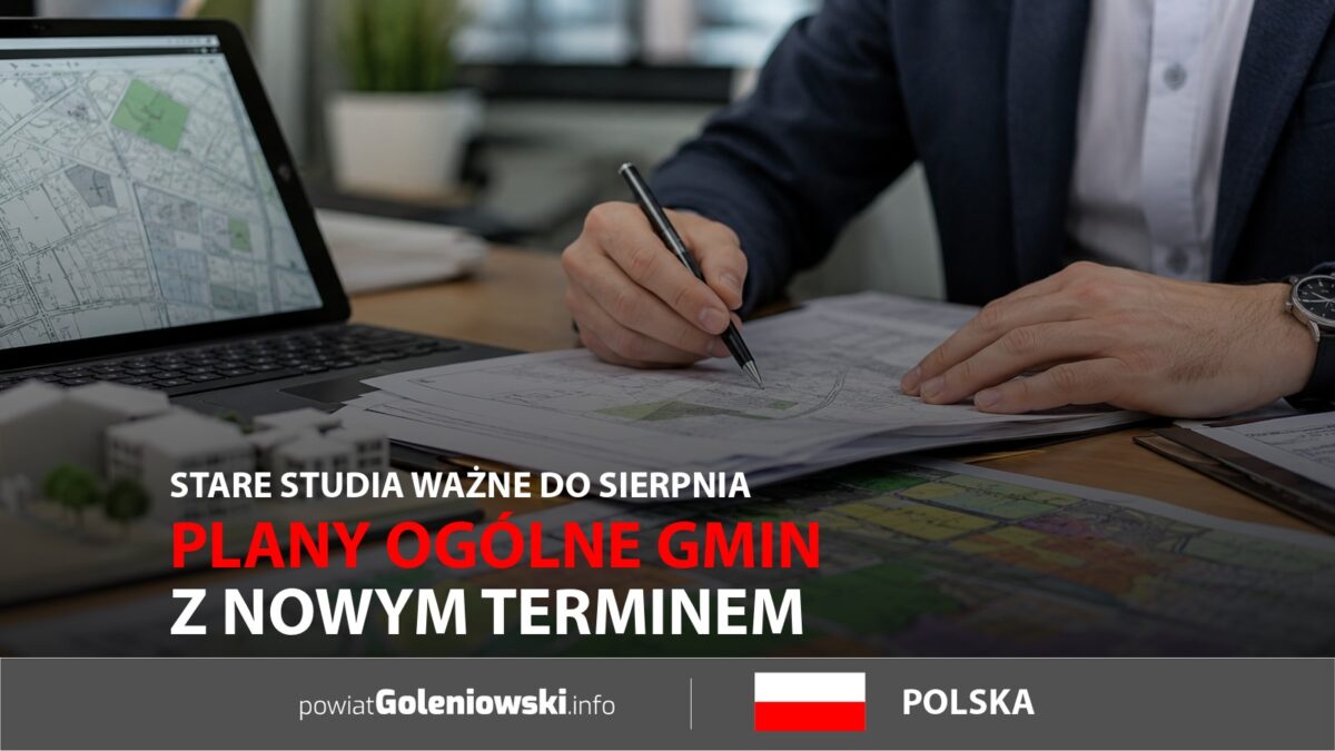 Plany ogólne gmin z&nbsp;nowym terminem. Stare studia ważne do&nbsp;sierpnia