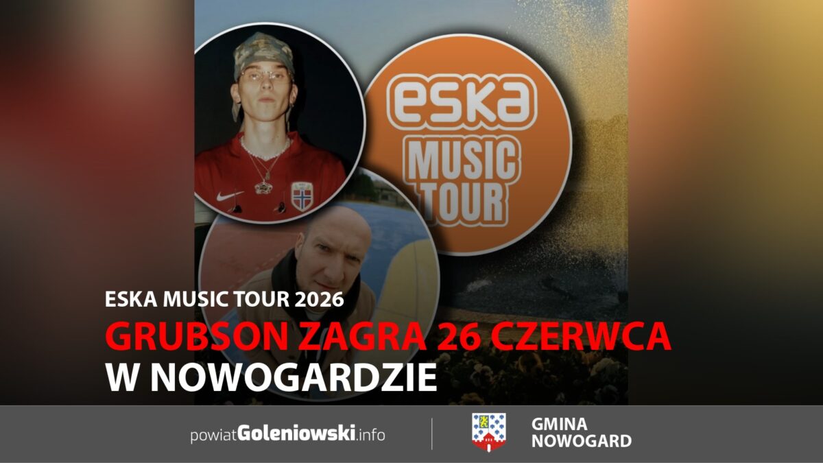 Grubson zagra 26 czerwca w&nbsp;Nowogardzie. ESKA Music Tour 2026