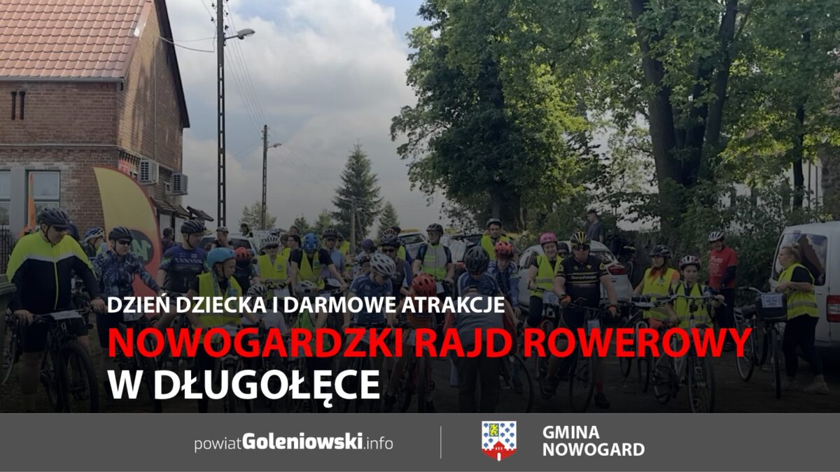Nowogardzki Rajd Rowerowy w&nbsp;Długołęce. Dzień Dziecka i&nbsp;darmowe atrakcje