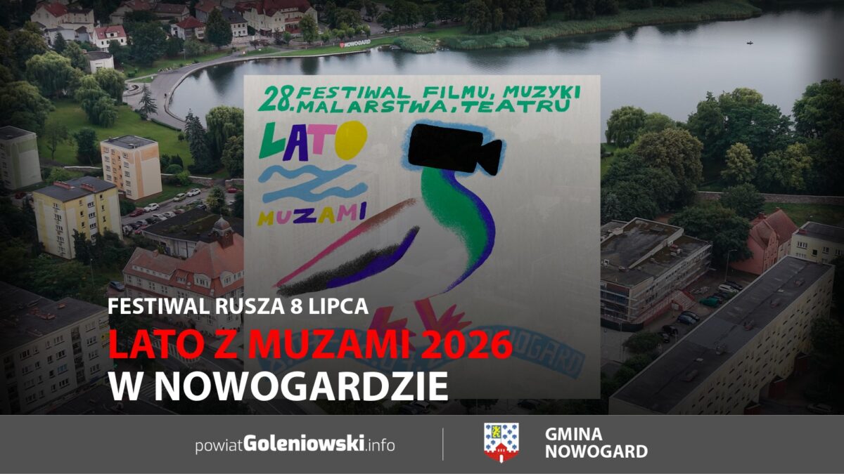 Lato z&nbsp;Muzami 2026 w&nbsp;Nowogardzie. Festiwal rusza 8 lipca