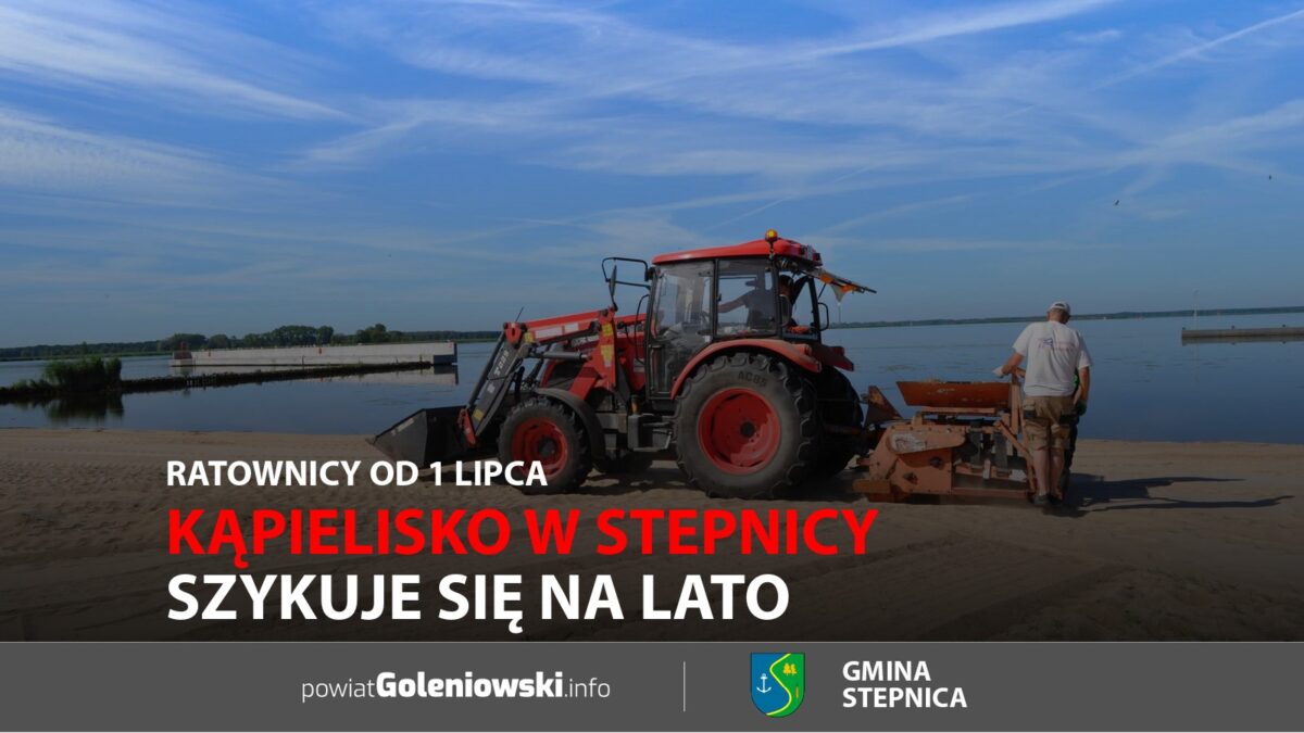 Kąpielisko w&nbsp;Stepnicy szykuje się na&nbsp;lato. Ratownicy od&nbsp;1 lipca